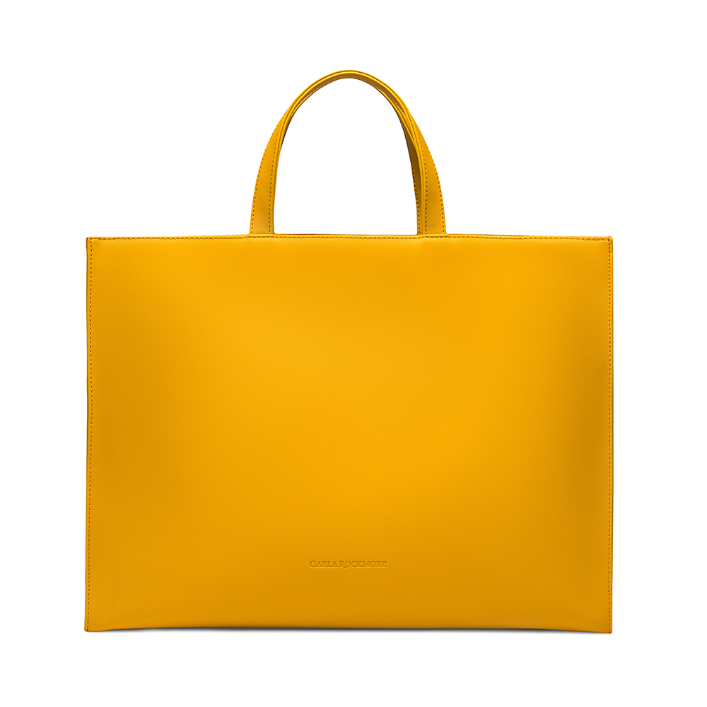 2-in-1 Tote Bag - Saffron | Carla Rockmore 2-in-1 Tote Bag - Saffron | Carla Rockmore