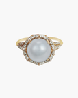 Adeline Ring Grey Pearl