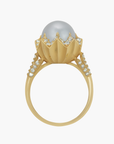 Adeline Ring Grey Pearl