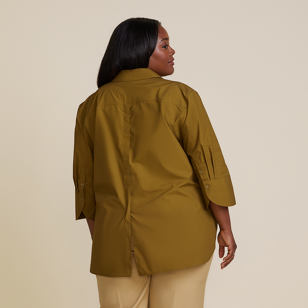 Tuxedo Tail Shirt - Moss