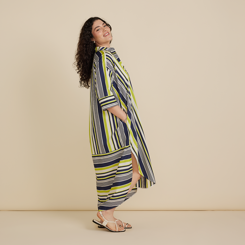 Stripe Shirt Dress
