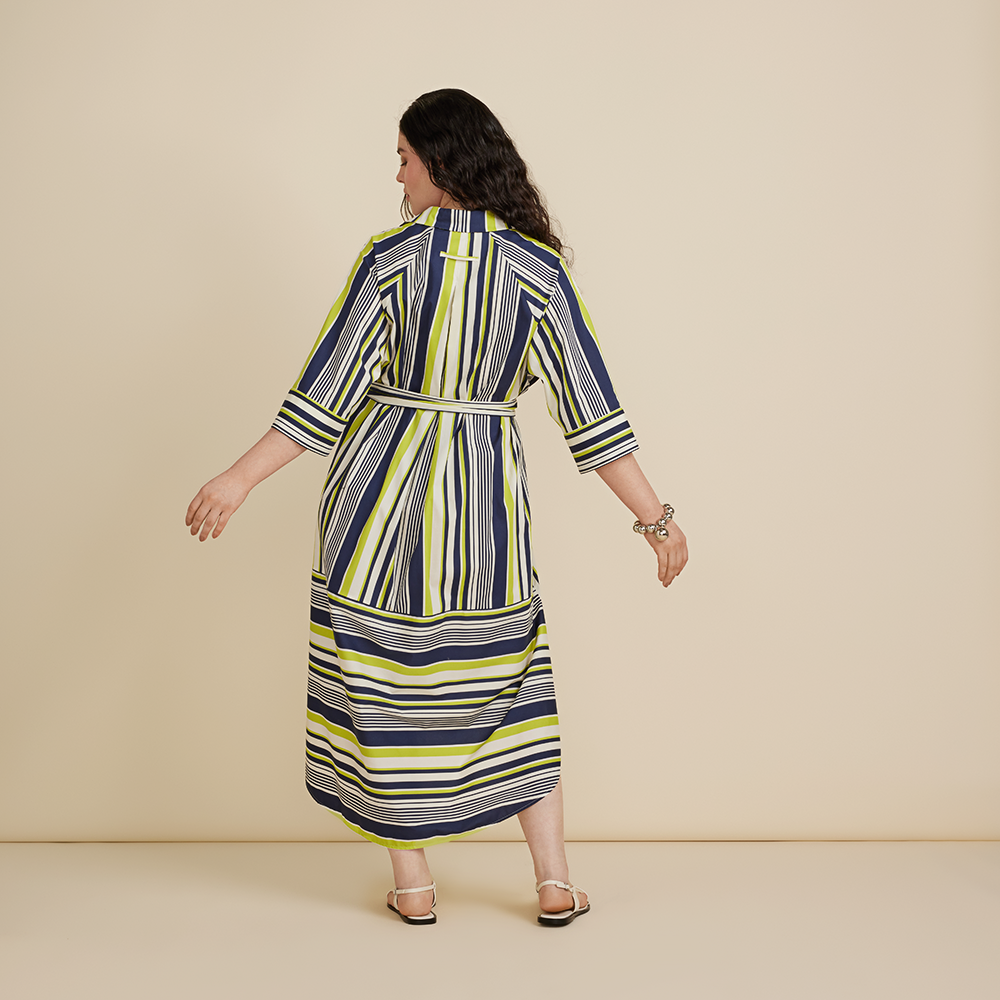 Stripe Shirt Dress