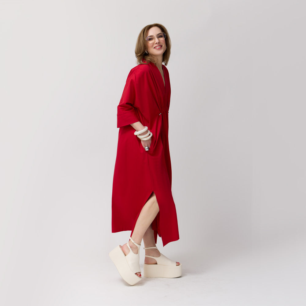 Everywhere Everyday Shirt Dress - Poppy | Carla Rockmore
