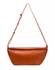 Mini Sling Bag in Burnt Sienna full body on a white background.