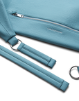 Close up of the Sling Bag 2.0 in Sky Blue Two Adjustable Strap in a white background.
