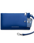 Close up of the detachable wristlet in Cobalt Blue that comes with the Sling Bag 2.0