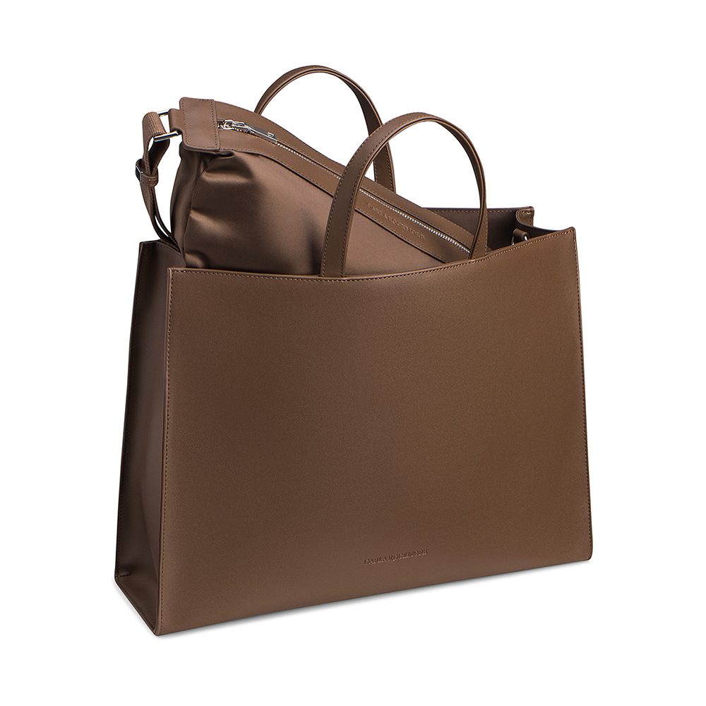 2-in-1 Tote Bag - Walnut