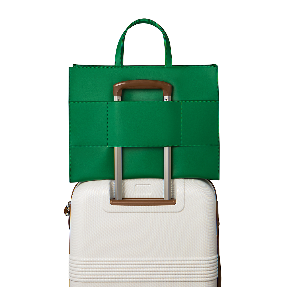 2-in-1 Tote Bag - Emerald Green