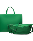 2-in-1 Tote Bag - Emerald Green