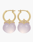 Bell Jar Earrings Rose Quartz