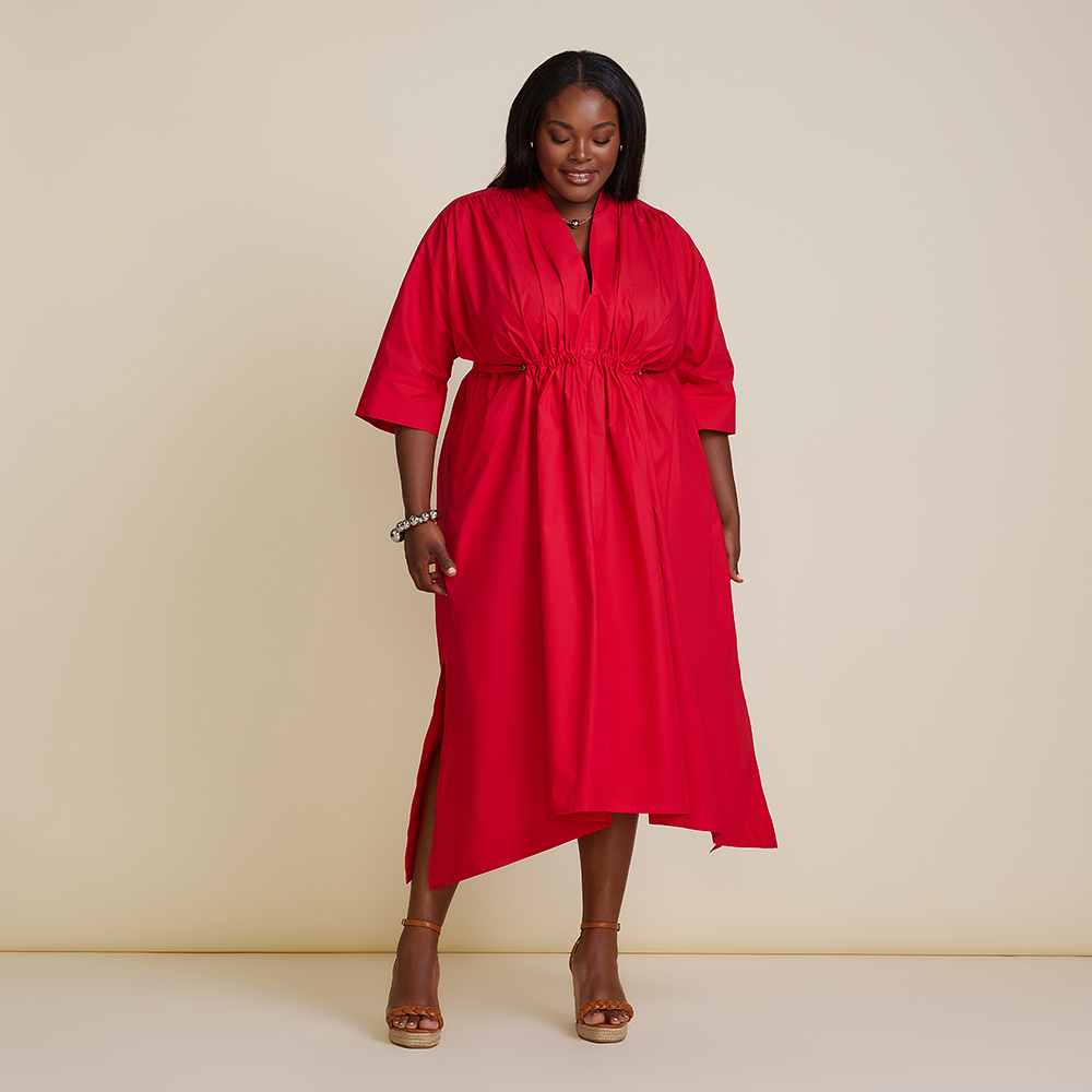 The Everywhere Everyday Shirt Dress Raspberry – Carla Rockmore