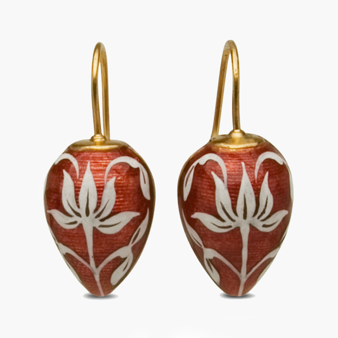 Esme Copper Floral Earrings