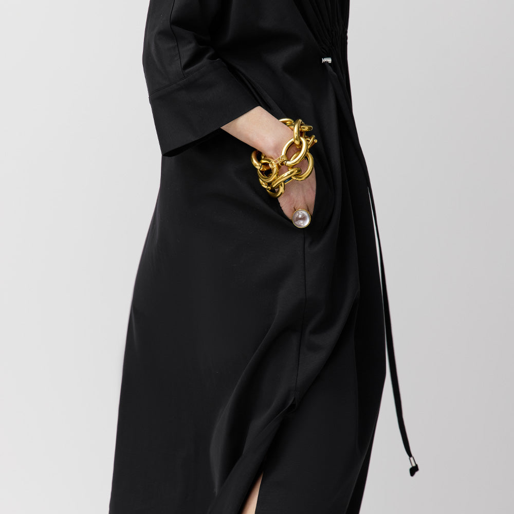 Everywhere Everyday Shirt Dress - Black