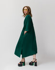 Everywhere Everyday Shirt Dress - Bottle Green