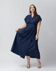 Wrap Shirt Dress - Midnight Navy