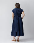 Wrap Shirt Dress - Midnight Navy