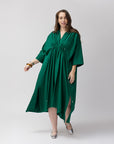 Everywhere Everyday Shirt Dress - Bottle Green