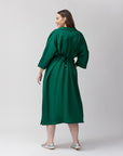 Everywhere Everyday Shirt Dress - Bottle Green