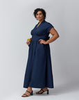 Wrap Shirt Dress - Midnight Navy