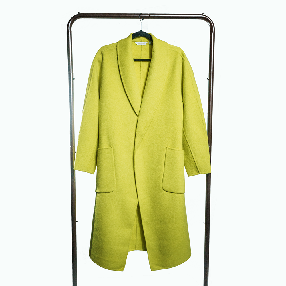 Indispensable Car Coat Wool Blend - Hyper Yellow