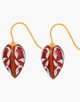 Esme Copper Floral Earrings