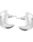 Silver Gumball Wrap Earrings