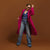 Carla wearing the Indispensable Car Coat Wool Blend in Orchid and blue jeans on a brown background.
