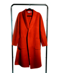 Indispensable Car Coat Wool Blend - Ruby Red