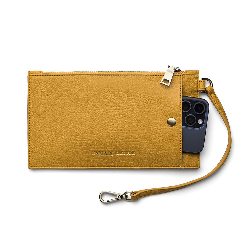 Sling Bag 3.0 in Honeycomb Wristlet bag with phone case on a white background.