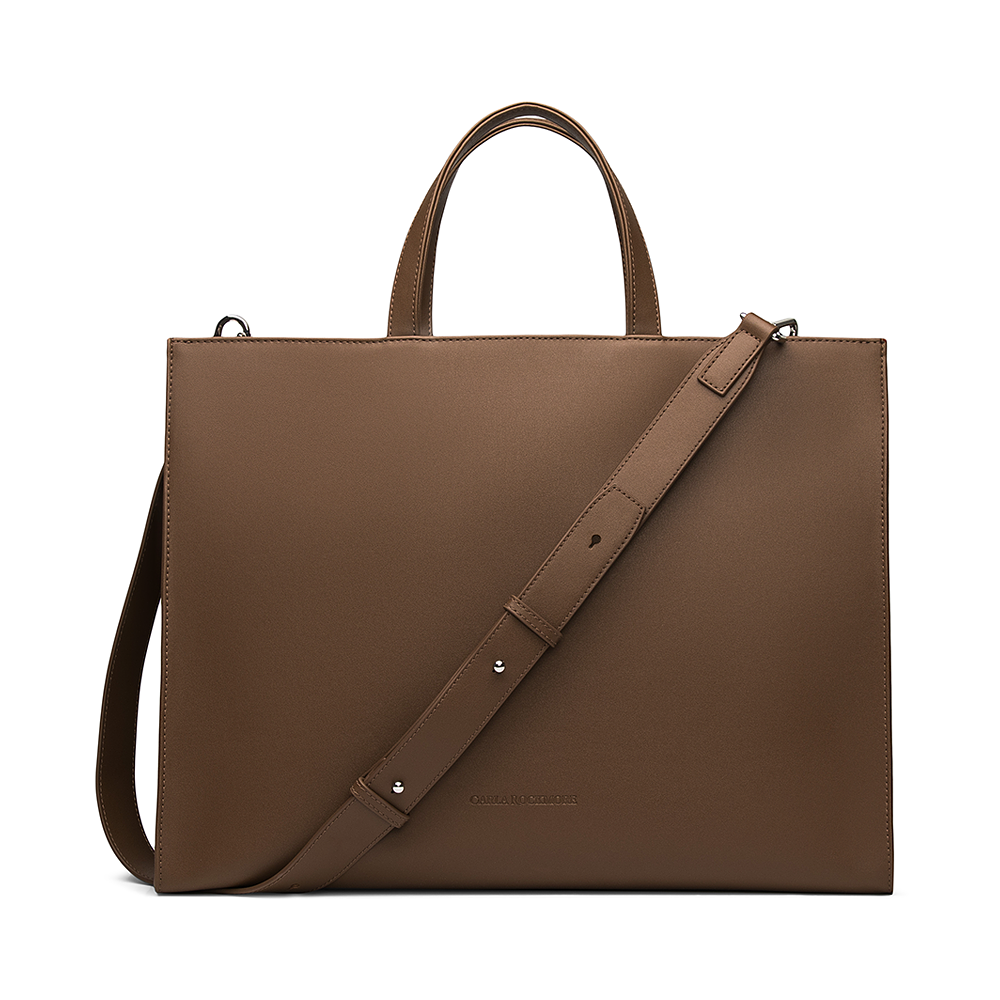 2-in-1 Tote Bag - Walnut | Carla Rockmore 2-in-1 Tote Bag - Walnut | Carla Rockmore
