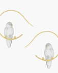 Bird On A Wire Earrings Fluorite